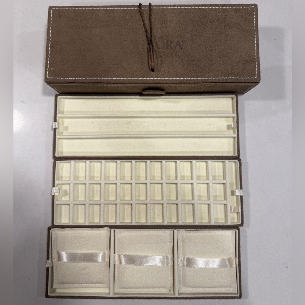 Pandora 3 tier Storage & Organize Vintage Jewerly Box